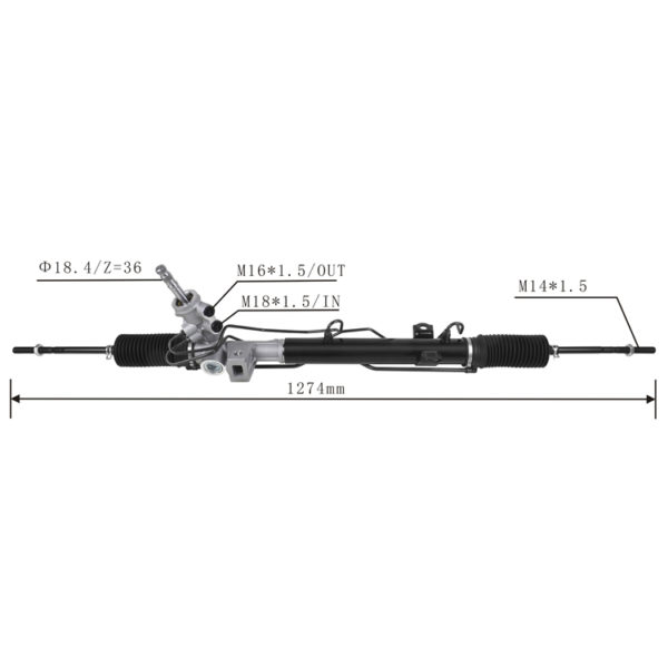 LHD Hydraulic Steering Rack 4743142AH Power Steering Racks