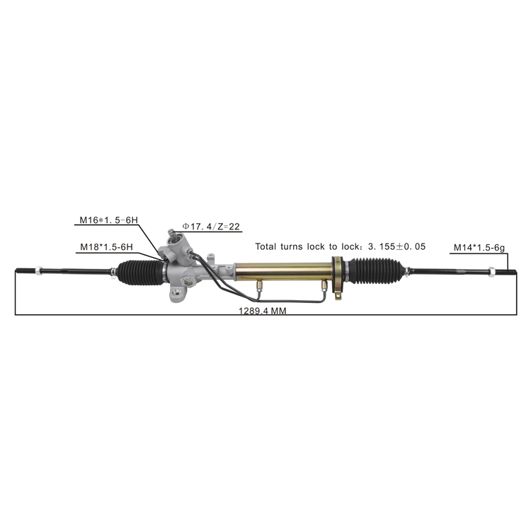 power steering rack 1H0422803A