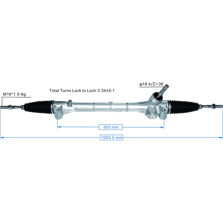 power steering rack 45510-58060