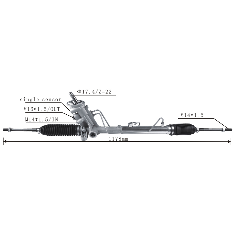 power steering rack 6Q1423061M