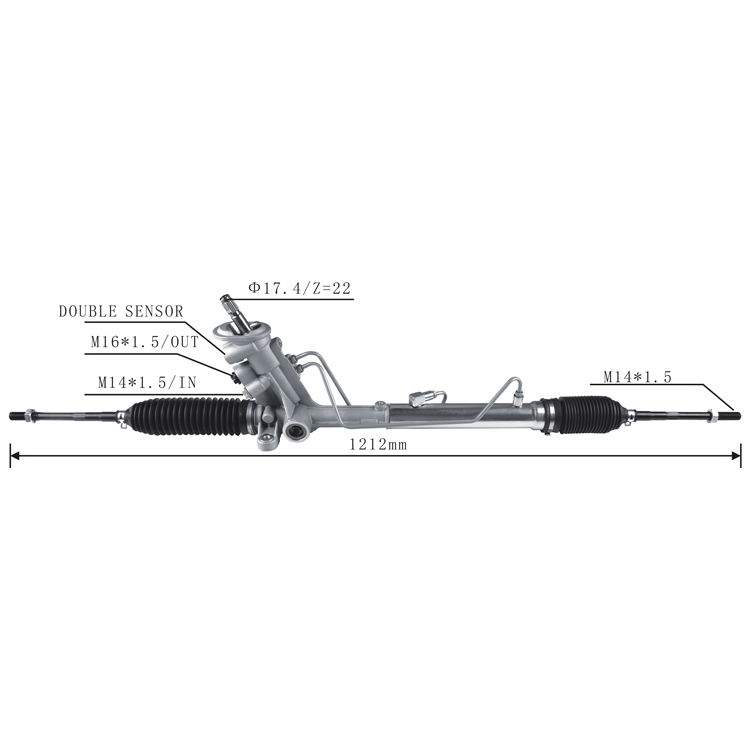 power steering rack 6R1423055D