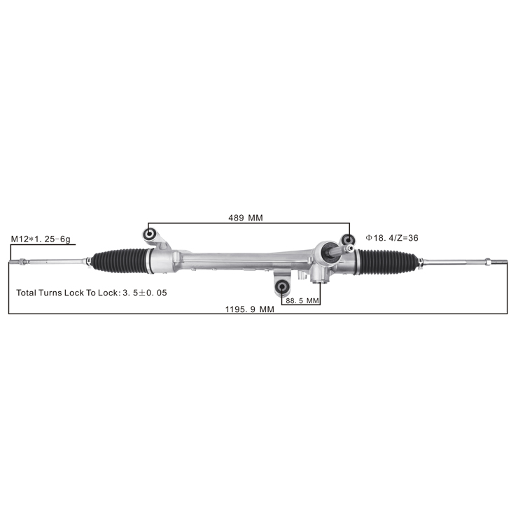 power steering rack 53601TG2T01