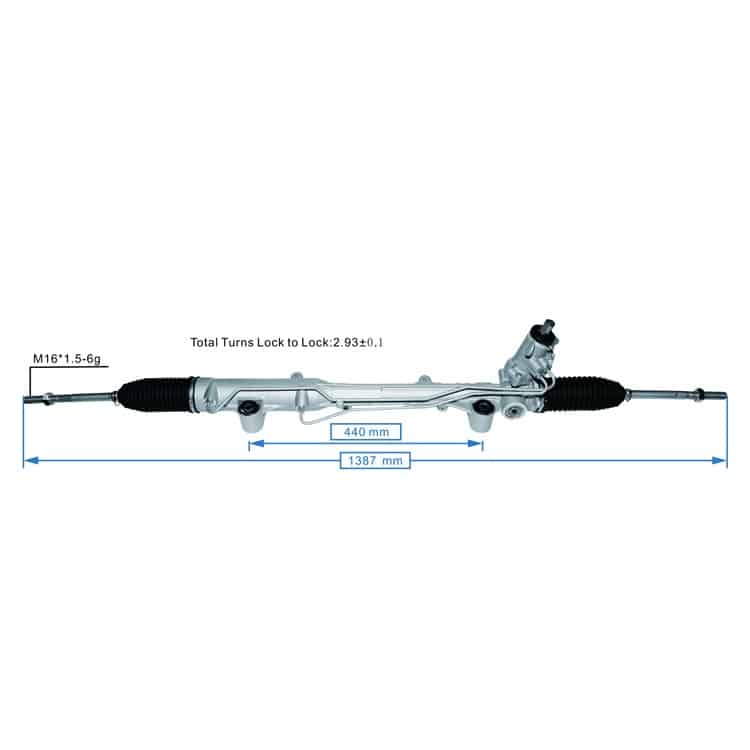 power steering rack 2H2422055B