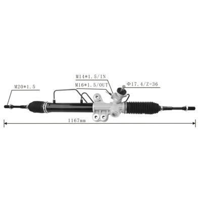 Lhd Hydraulic Steering Rack Xt A Power Steering Racks