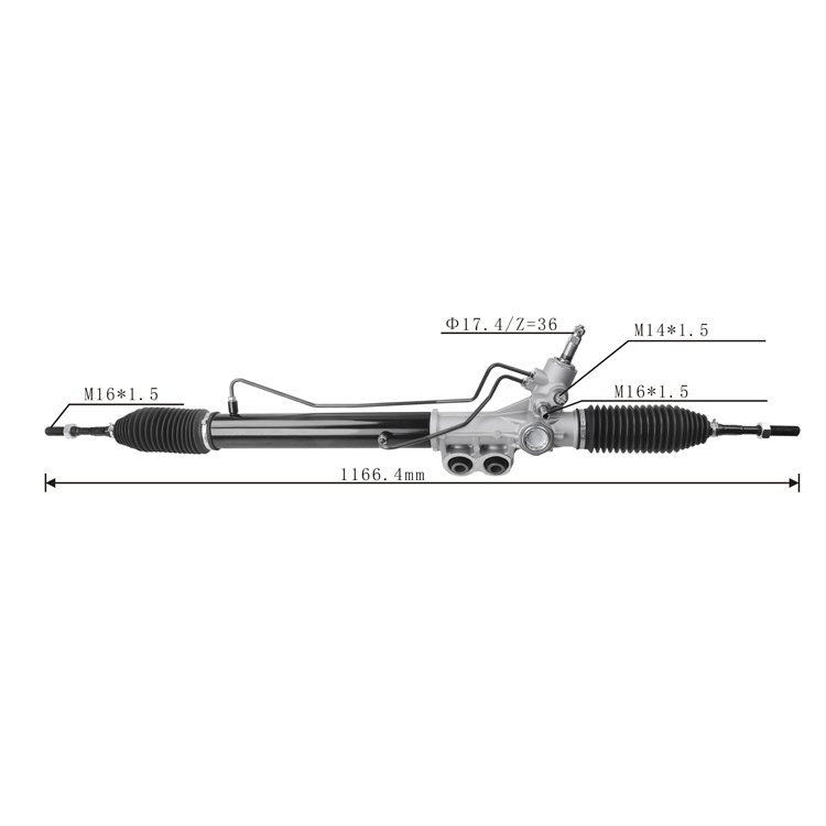 power steering rack 49001 ea000