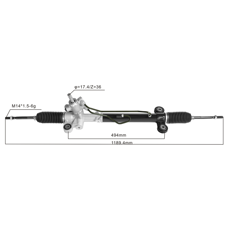 power steering rack 53601stka02