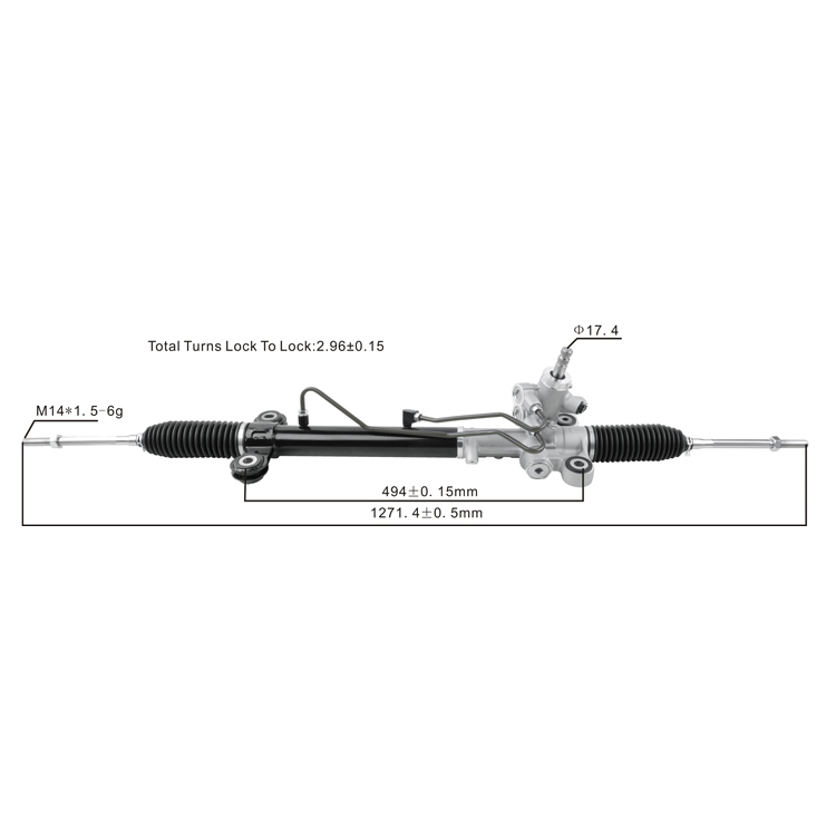 power steering rack 53601swaq01