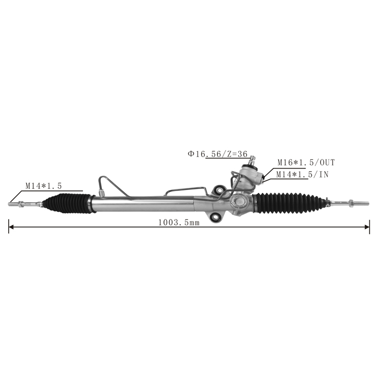 power steering rack mr210503