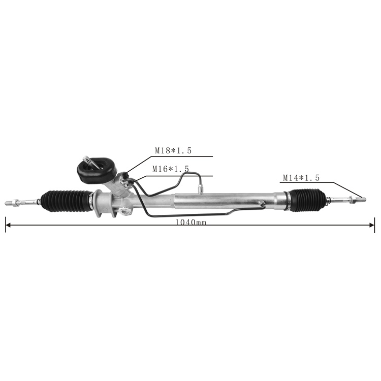 power steering rack 09020408