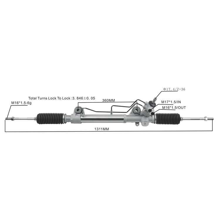 power steering rack 44200 0k650