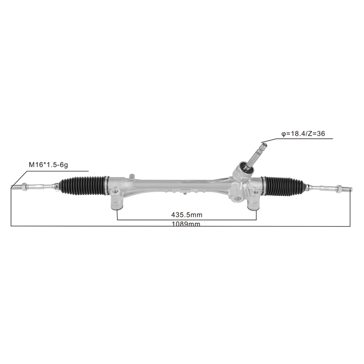 power steering rack 45510 12540