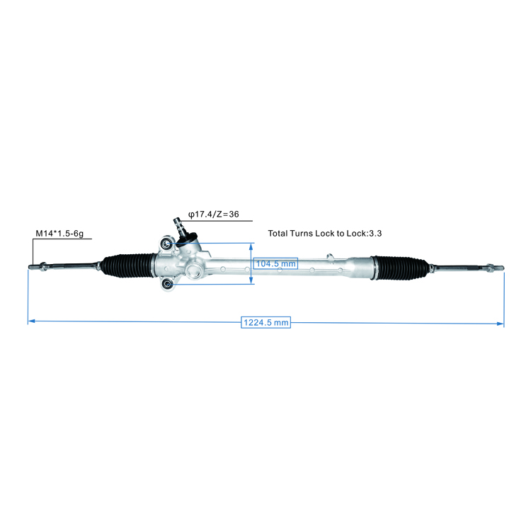 power steering rack 45510 bz360