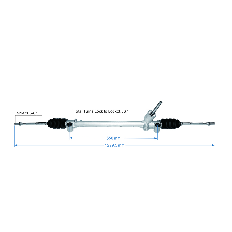 power steering rack 48500 m66r00