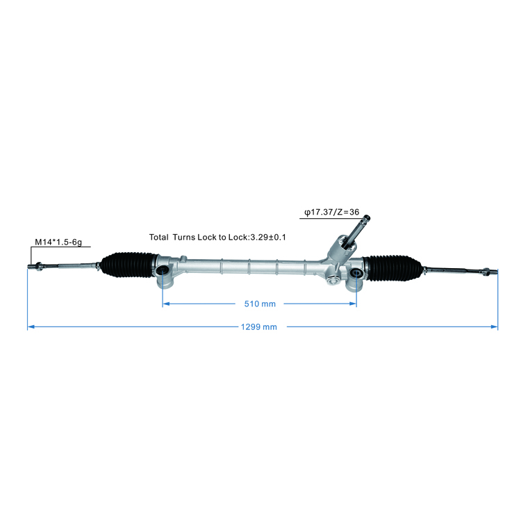 power steering rack 48500 m68p02