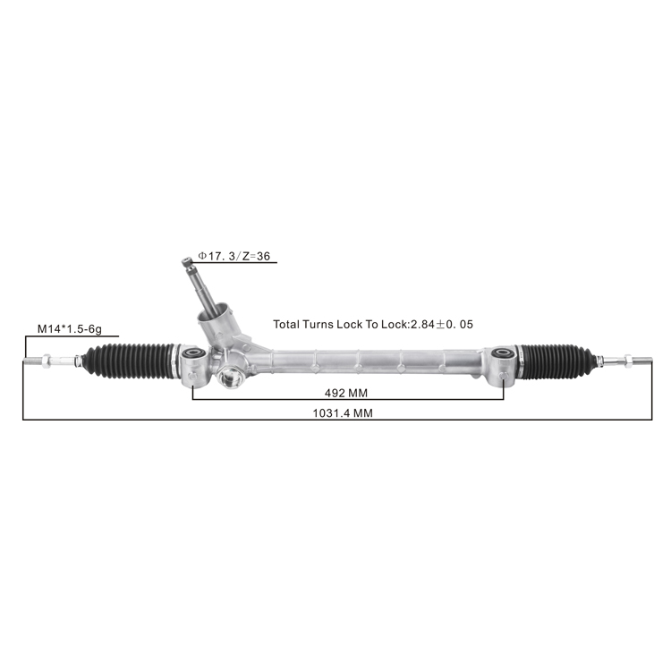 power steering rack 48510 78m00