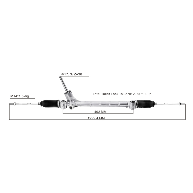 power steering rack 48580 54p51