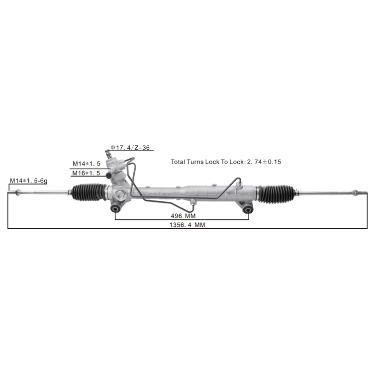 power steering rack 48580 65j01