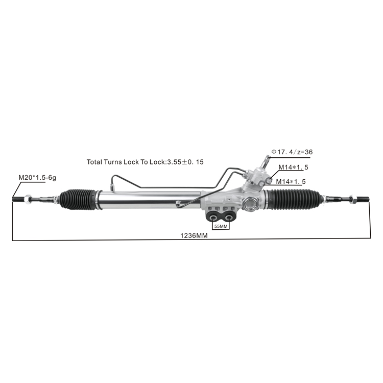 power steering rack 49001 5zp0a