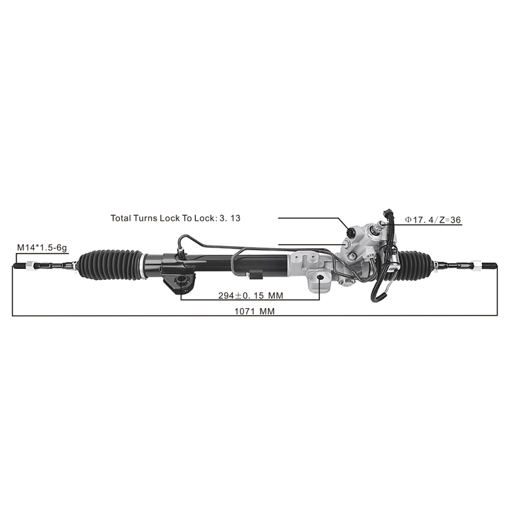 power steering rack 49001 jn30a