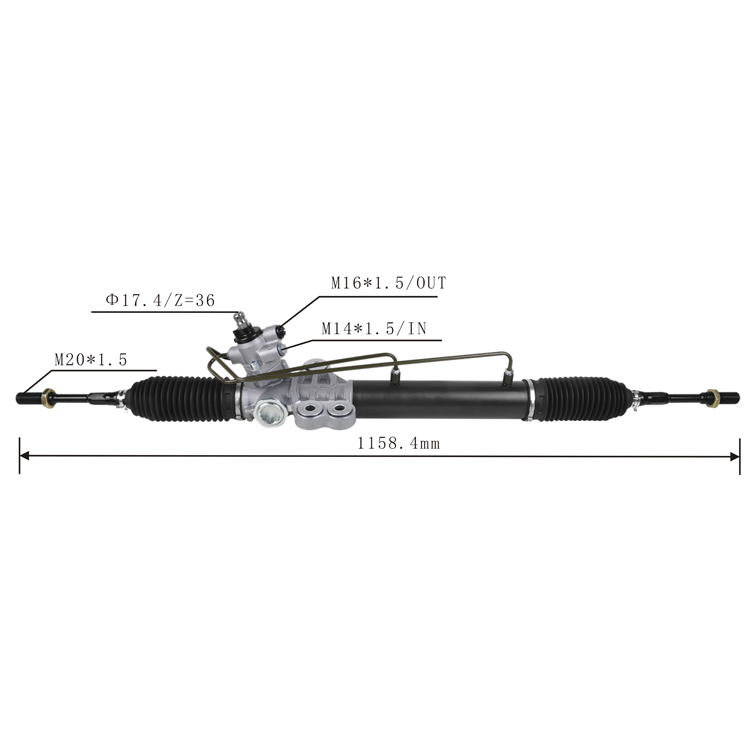 power steering rack 49001 vw000