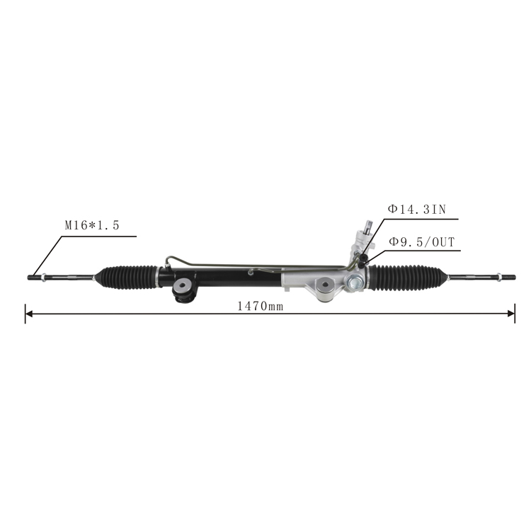 power steering rack 4l3z 3504 cb