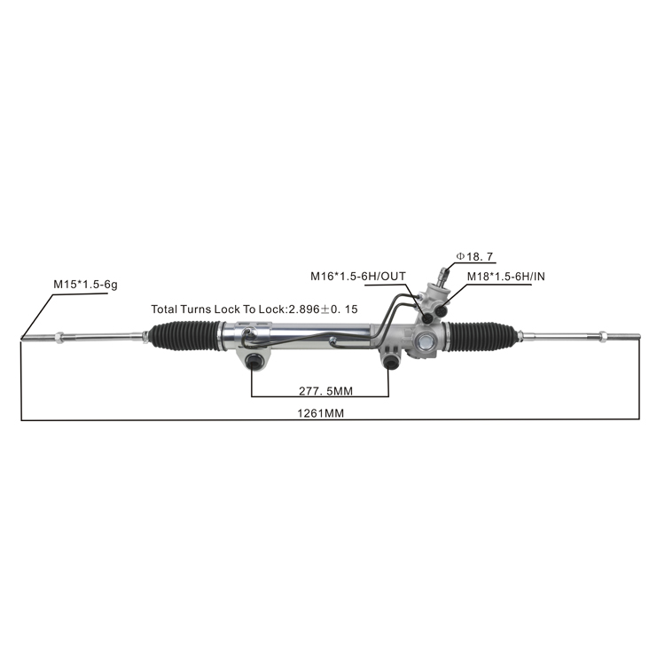 LHD Hydraulic Steering Rack 52039207ACPower Steering Racks