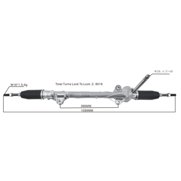 LHD Manual Steering Rack 56500C9000Power Steering Racks