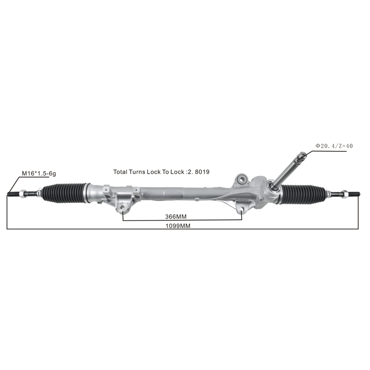 power steering rack 56500 c9000