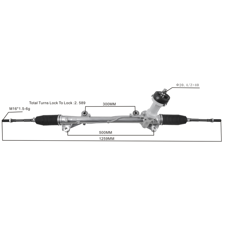 power steering rack 56500 j1000