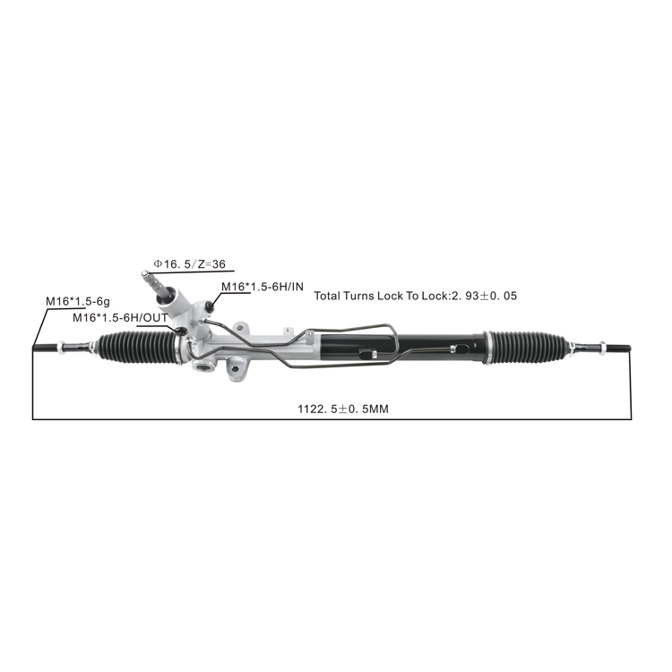 power steering rack 57700 2p200