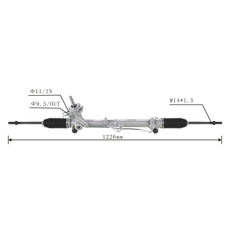 power steering rack 9s65 3200 ab