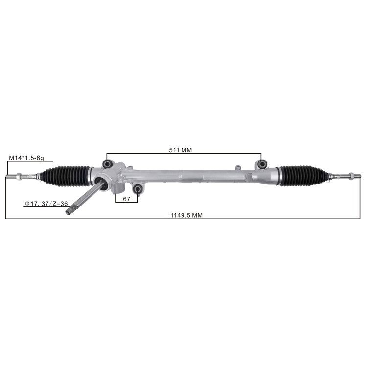 power steering rack bjs832110