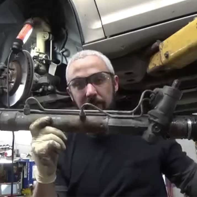 fix power steering rack leakage